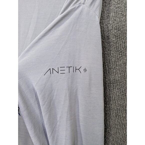 Anetik Performance Shirt Mens XL Fishing Seahorse Farm Hawaii UPF 30 Quick Dry - Picture 7 of 13
